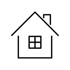 Obraz premium home icons isolated on white background. vector illustration. 