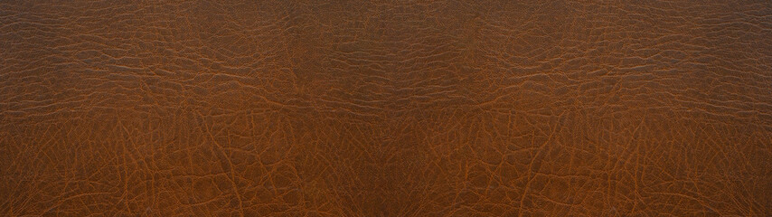 old brown rustic leather - background banner panorama long	