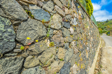 An old entrance or passage in Malcesine, Italy.
