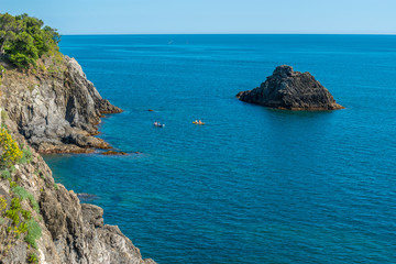 Fototapeta premium Monterosso al mare (Cinque terre) - scenic Ligurian coast, Italy
