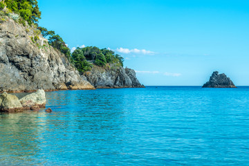 Fototapeta premium Monterosso al mare (Cinque terre) - scenic Ligurian coast, Italy