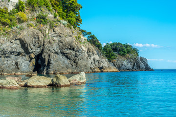 Fototapeta premium Monterosso al mare (Cinque terre) - scenic Ligurian coast, Italy