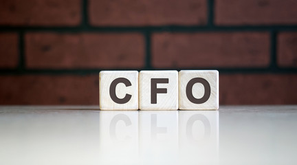 Acronym abbreviation CFO - Chief Financial Officer. Financial management in business