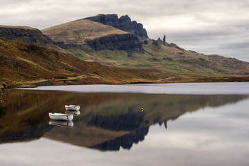 Two boats for the Old Man of Storr
