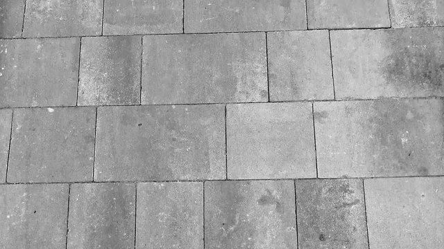 the background of the tatuary tiles of gray color on the dore street illuminated by scattered daylight