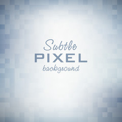 Subtle silver blue pixel background. Vector pattern