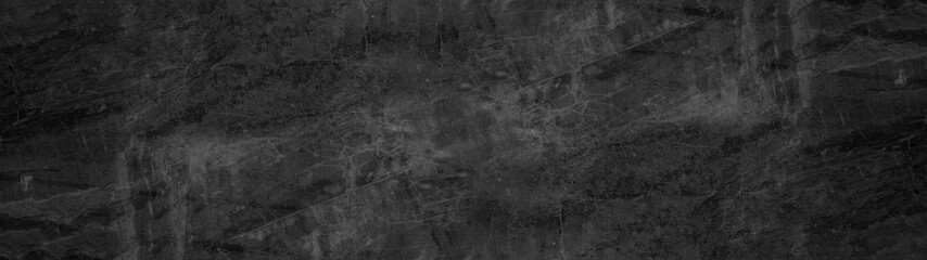 Black gray marbleized background panorama banner marble