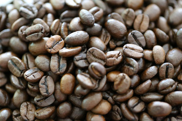 Kaffeebohnen Hintergrund