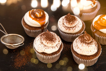 Caramel cupcakes