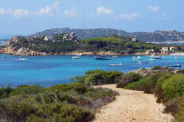 La Maddalena Archipelago in Sardinia, Italy.