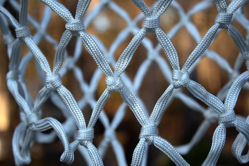 Basketball Goal Net Close Up