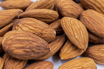 almonds close up