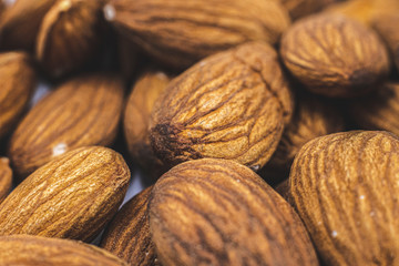 almonds close up