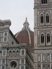 Fototapeta na wymiar The Cathedral of Florence which was dedicated to Santa Maria del Fiore located in Italy 