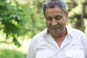 Portrait of a smiling senior man 