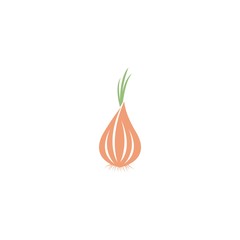 Garlic illustration logo icon vector