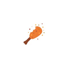 Fried chicken vector illustration