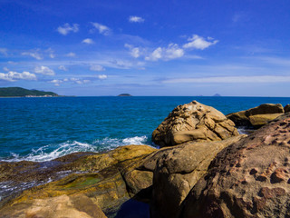 View of the Hon Chong Promontory in Nha Trang, Vietnam