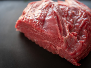 Raw piece of soup meat for delicious soup broth