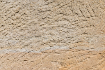 Texture of an old sandstone wall. A picture created by time.
