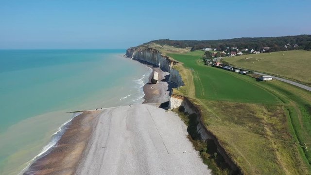 plages et falaises de Haute-Normandie