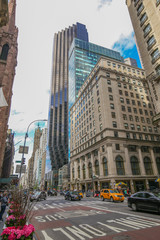 New York. USA.April 2019.Famous landmark. Skyline architecture. Urban cityscape.