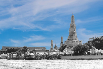 Wat Arun at Bangkok, Thailand.