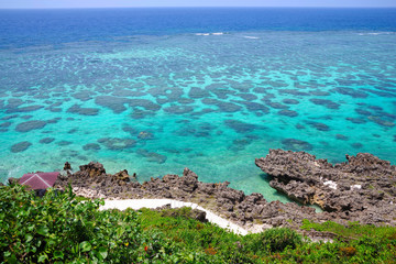 Obraz premium 沖縄 宮古島の海