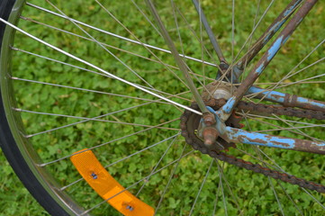 Old bike, wheel