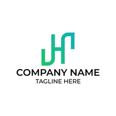 Modern and simple logo design for letter H