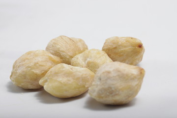 candlenut also known as kemiri at Indonesia, one of herbs that usually used for asian food as seasoning