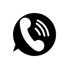 telephone logo vector