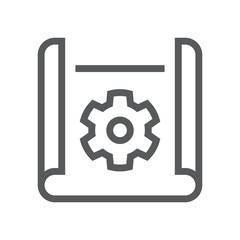 engineering drawing icon