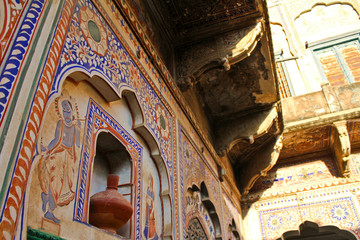 Bemahlter Elefant in Indien