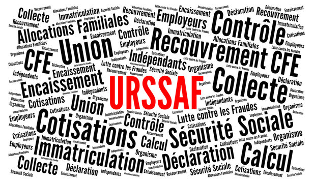 URSSAF nuage de mots
