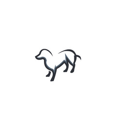 Obraz na płótnie Canvas dog logo template vector illustrator
