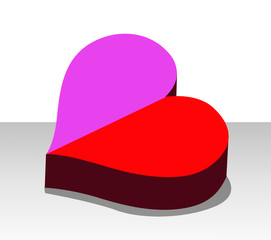 Collection of heart illustrations, Love symbol icon set, love symbol