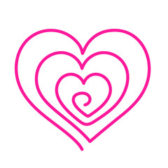 Collection of heart illustrations, Love symbol icon set, love symbol