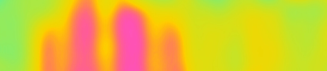 abstract blur green, yellow and pink colors background for design