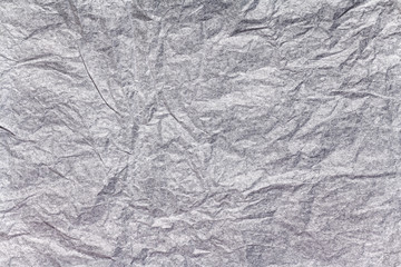 White Crumpled Paper Texture Background