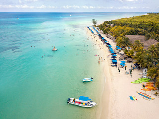 Obraz premium Palancar beach in Cozumel Mexico
