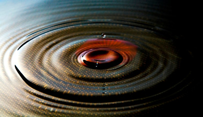 Water drop ripple