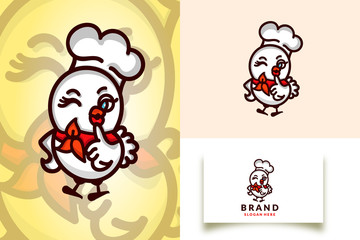 Chicks chef logo design template