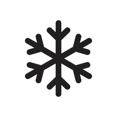 Frozen, snow Icon template black color editable. Frozen, snow Icon symbol Flat vector illustration for graphic and web design.