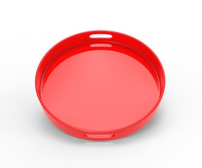 Blank Food And Beer Tray Bar Serving Tray For Branding, 3d render illustration,