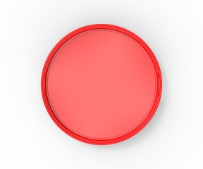 Blank Food And Beer Tray Bar Serving Tray For Branding, 3d render illustration,