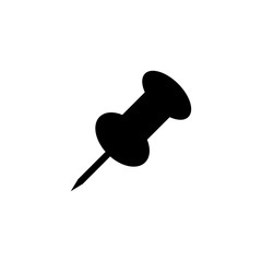 push pin icon vector design logo template EPS 10