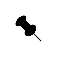 push pin icon vector design logo template EPS 10