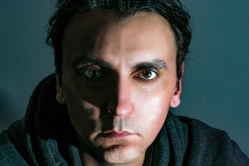 Potrait of a young man after photoshop