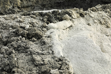 Calcium carbonate Lime for treat (soil or water) with lime to reduce acidity and improve fertility or oxygen levels.limescale chalk calcium carbonate agriculture heap